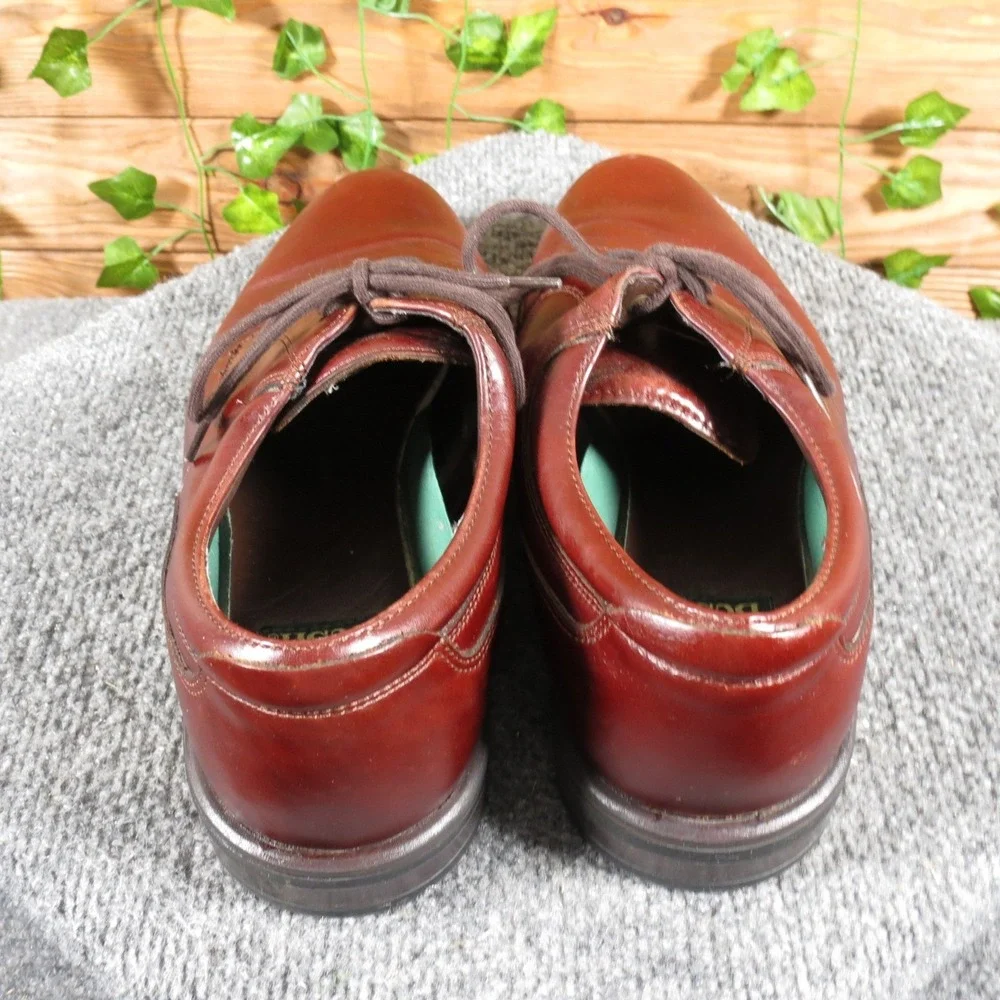 Nunn Bush‎ Men's 10.5 Brown Leather Oxford Dress Shoes Classic Lace-Up Comfort